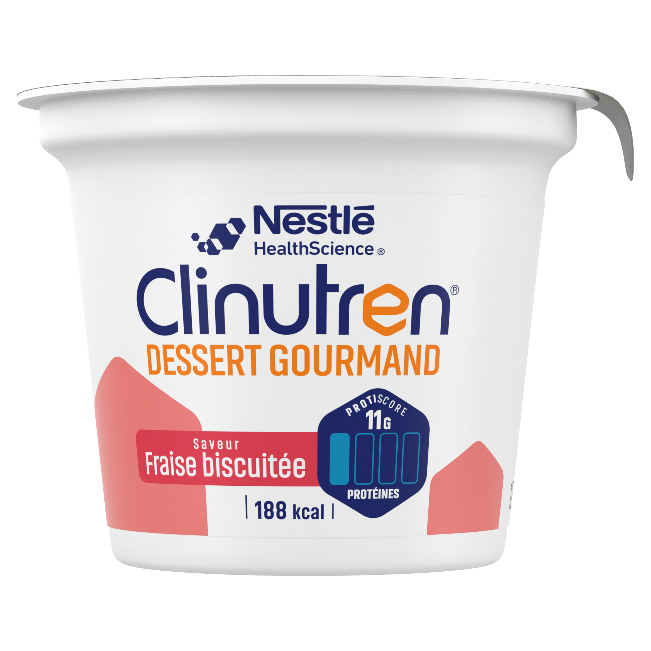 Cup Clinutren Dessert Gourmand Fraise Biscuit e